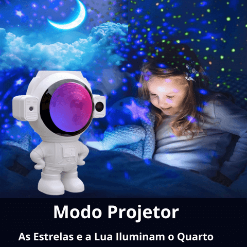 Projetor Astronauta das galaxias.